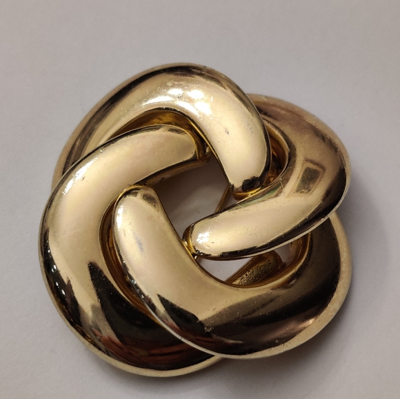 Dior by Grosse, Germany Modernist Love/Eternity Knot Pin Brooch - Picture 6 of 16